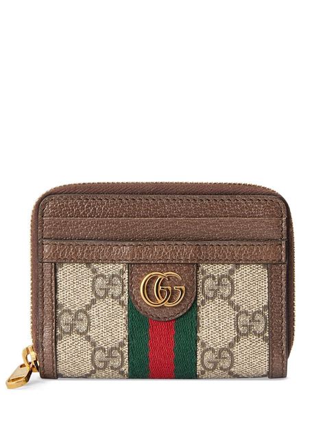 portacarte ophidia gucci gg|Ophidia GG card case in pink canvas .